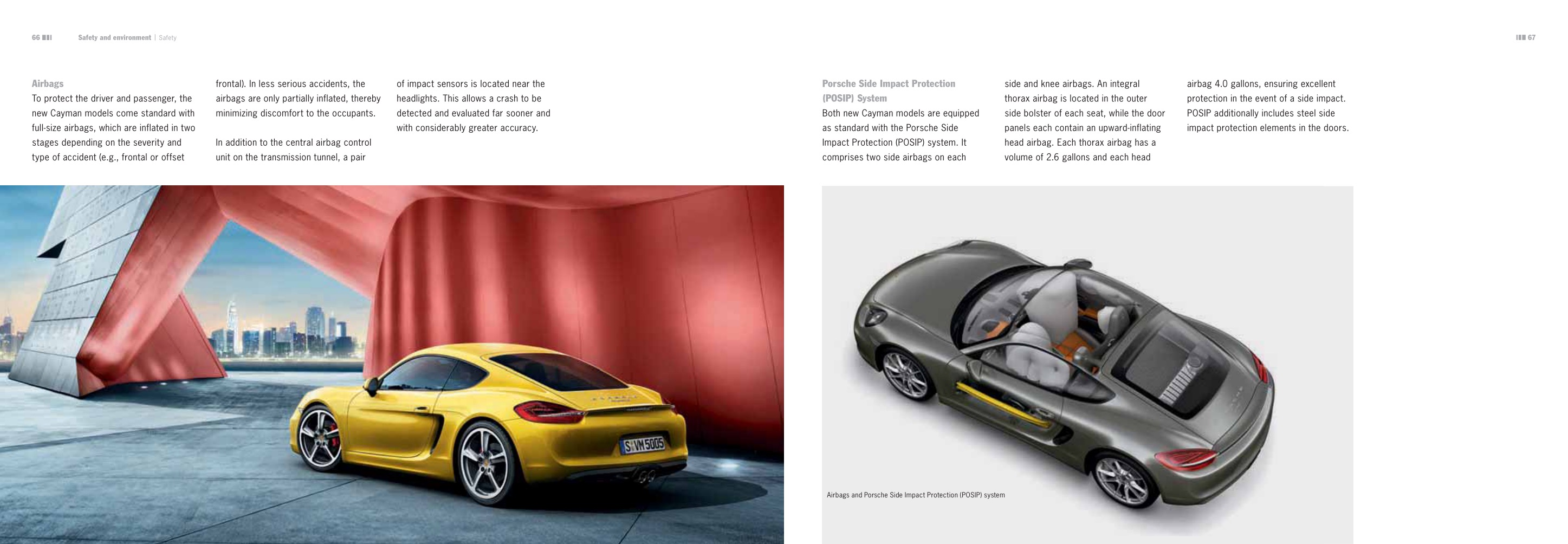 2014 Porsche Cayman Brochure Page 16